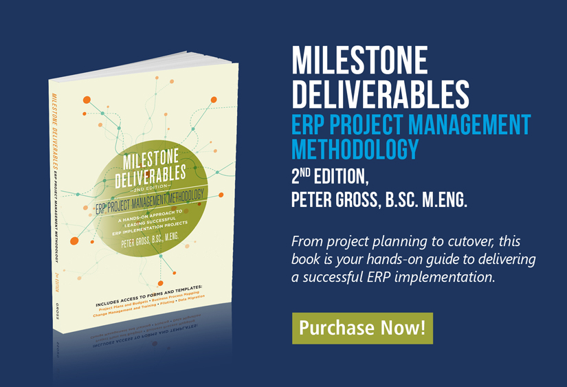 ERP implementation management methodology, Milestone Deliverables